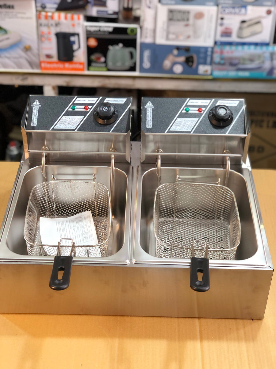 Avinas Double 6.8L+6.8L Deep Fryer AV-668y Quetta Imports