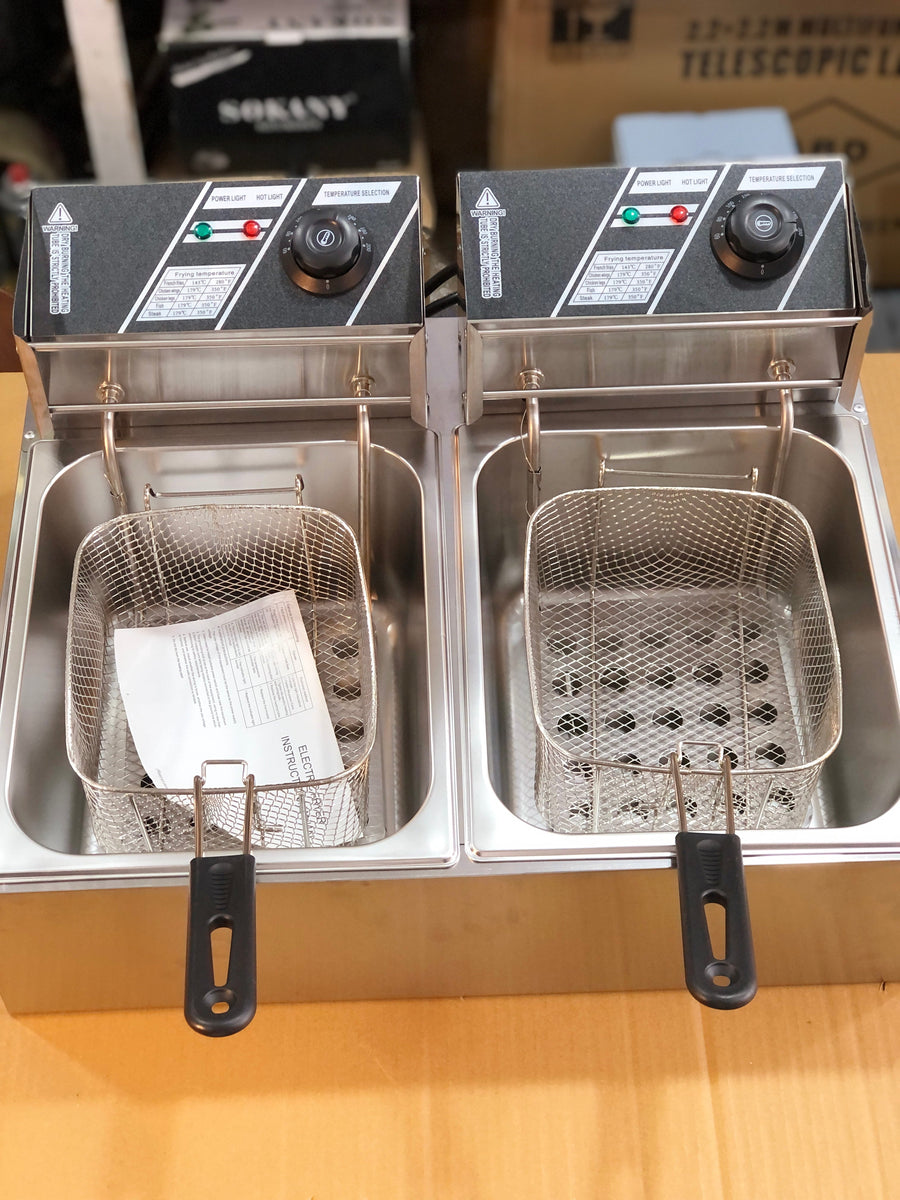 Avinas Double 6.8L+6.8L Deep Fryer AV-668y Quetta Imports