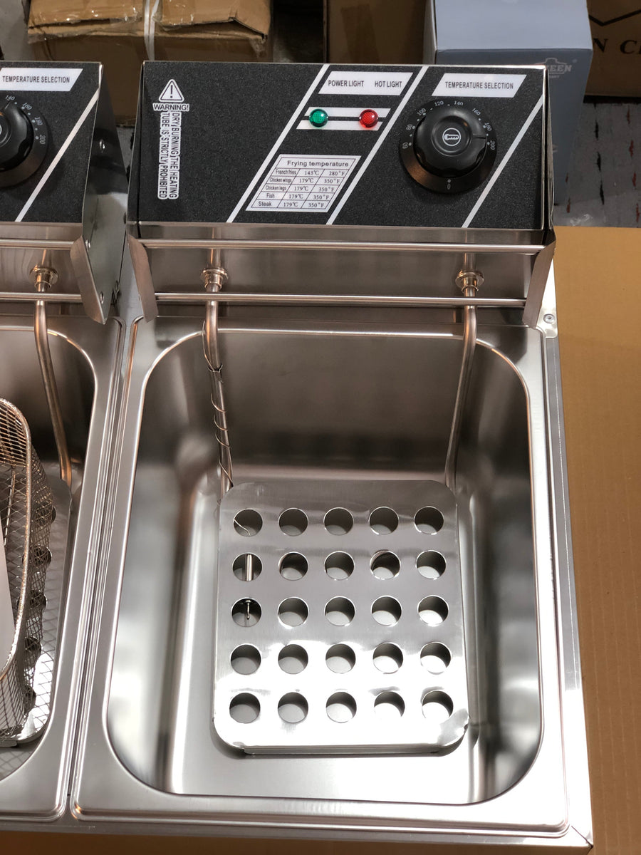 Avinas Double 6.8L+6.8L Deep Fryer AV-668y Quetta Imports