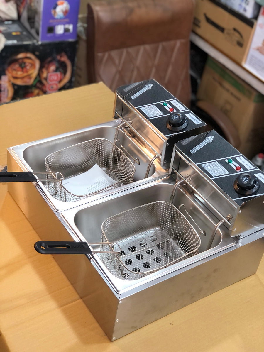 Avinas Double 6.8L+6.8L Deep Fryer AV-668y Quetta Imports