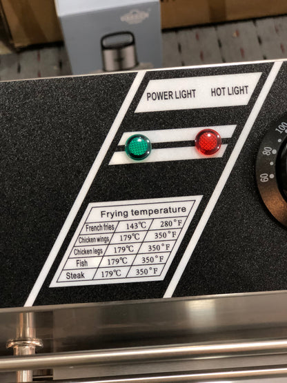 Avinas Double 6.8L+6.8L Deep Fryer AV-668y Quetta Imports