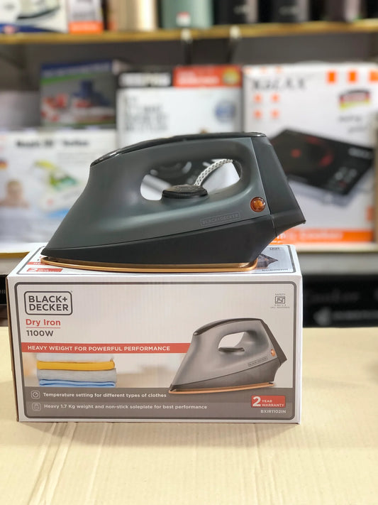 Black+Decker BXIR1102IN 1100W Heavy Weight Dry Iron