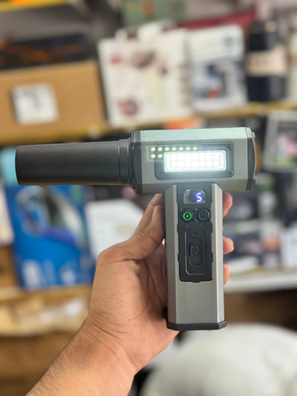 Violent Fan Handheld Turbo Blower with LED Light (F047-1) GM Electronic