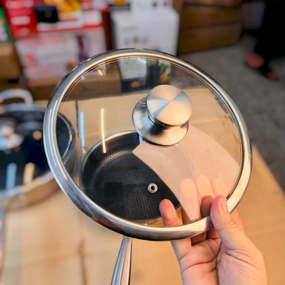 Honeycomb Laser Coating Shallow Frypan – Non-Stick Stainless Steel