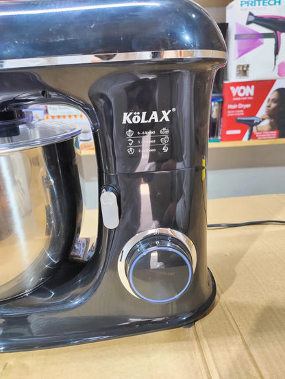 KÖLAX 2000W LED Electric Stand Mixer with 7.8L Stainless Steel Bowl – Heavy Duty Planetary Dough Mixer (Art.-Nr. 709181