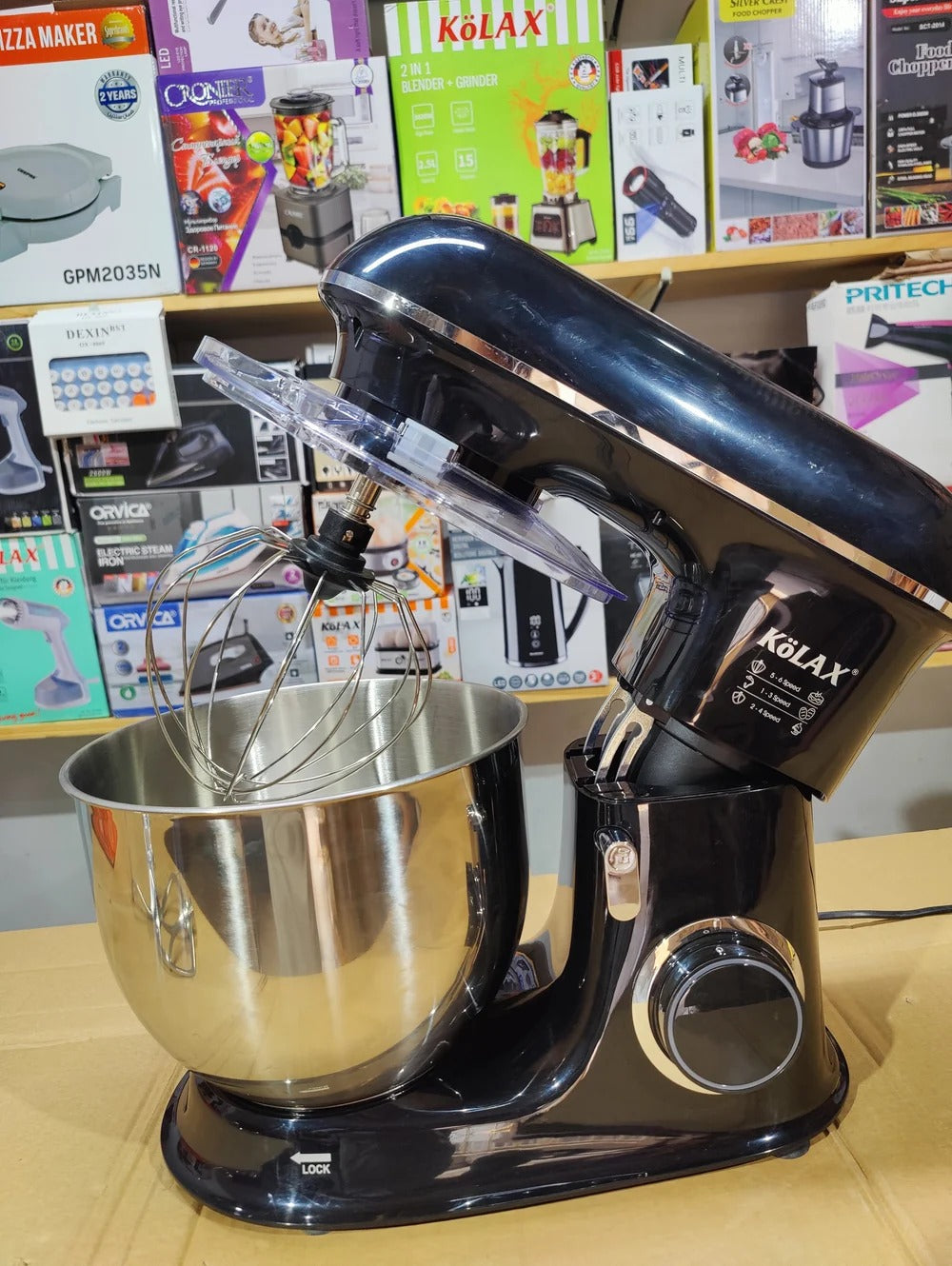 KÖLAX 2000W LED Electric Stand Mixer with 7.8L Stainless Steel Bowl – Heavy Duty Planetary Dough Mixer (Art.-Nr. 709181