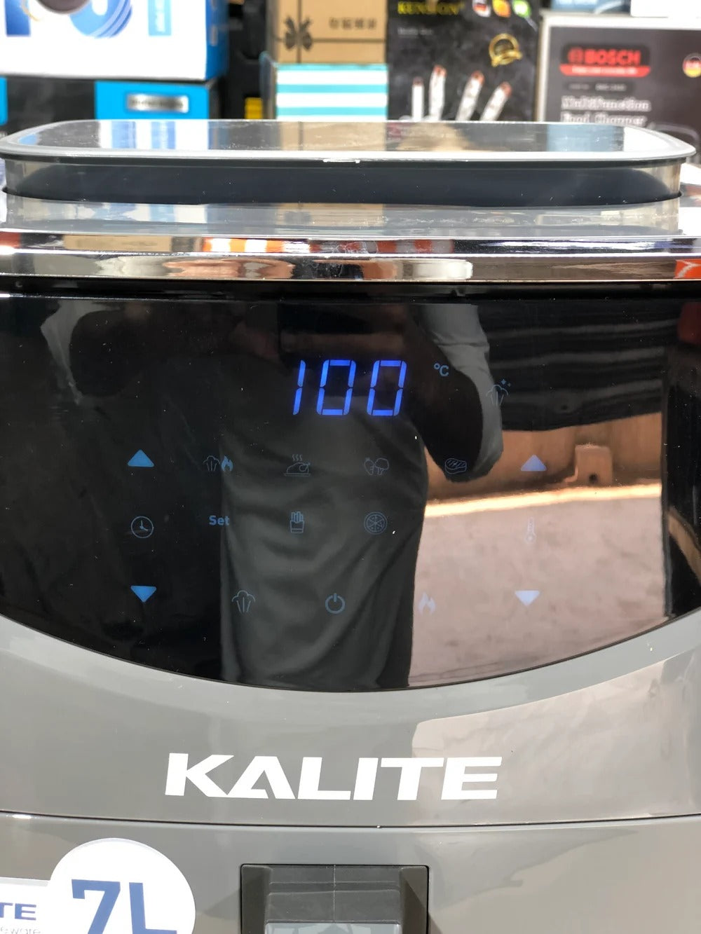 KALITE Steam Air Fryer 7L – Model Steam 7 | Digital Touch Panel Healthy Fryer