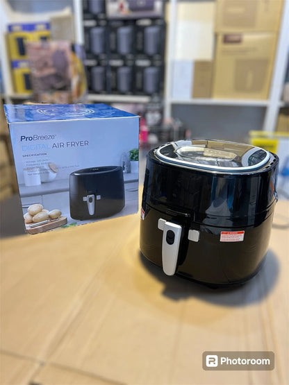 ProBreeze Digital Air Fryer 6.5L – 1800W Oil-Free Healthy Cooking