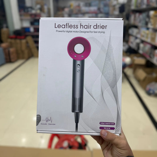Leafless Hair Drier - Powerful Digital Motor Fast Drying Hair Dryer