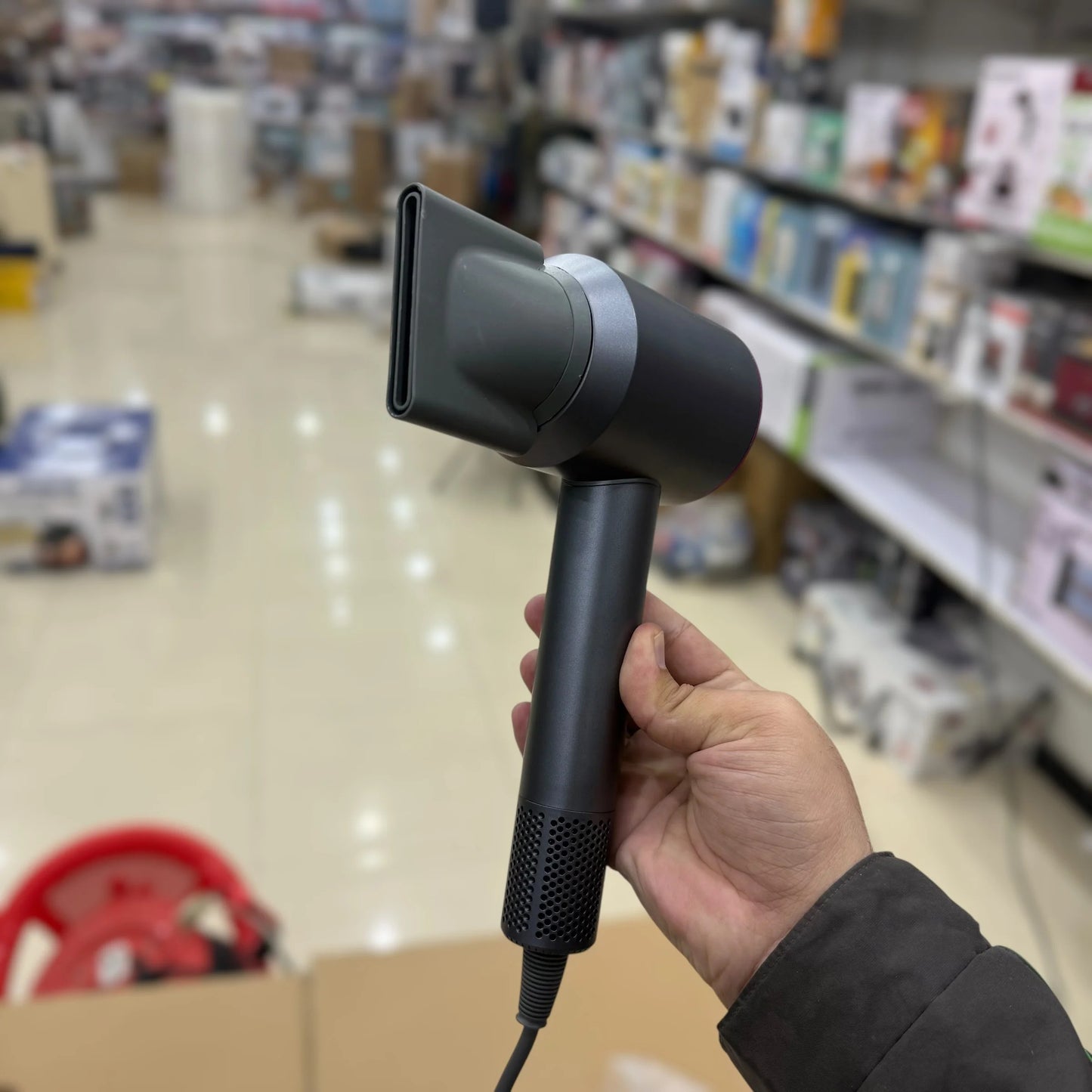Leafless Hair Drier - Powerful Digital Motor Fast Drying Hair Dryer