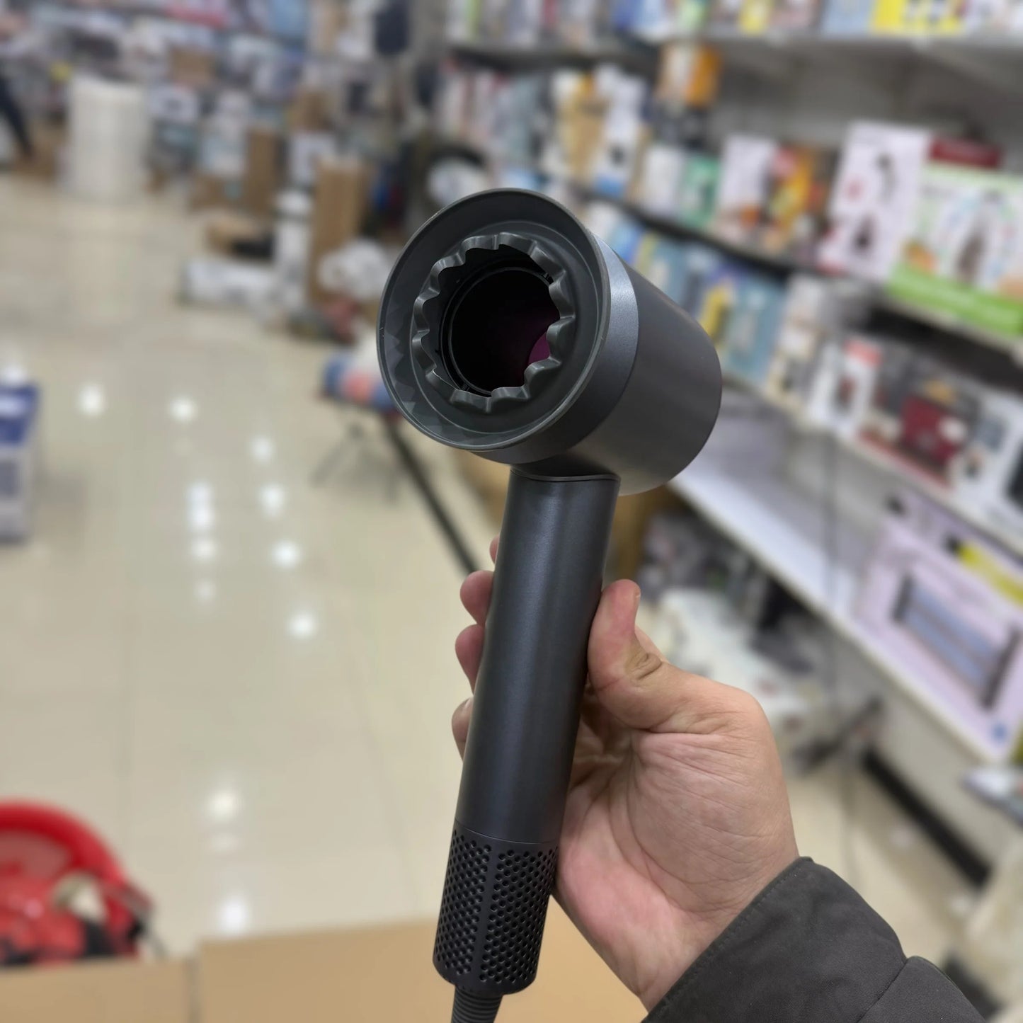 Leafless Hair Drier - Powerful Digital Motor Fast Drying Hair Dryer