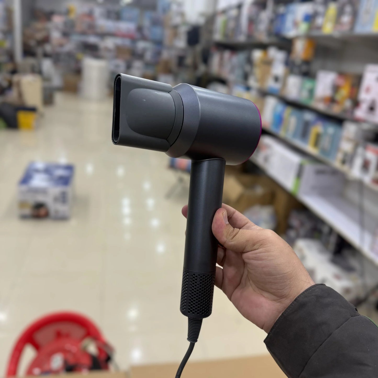 Leafless Hair Drier - Powerful Digital Motor Fast Drying Hair Dryer