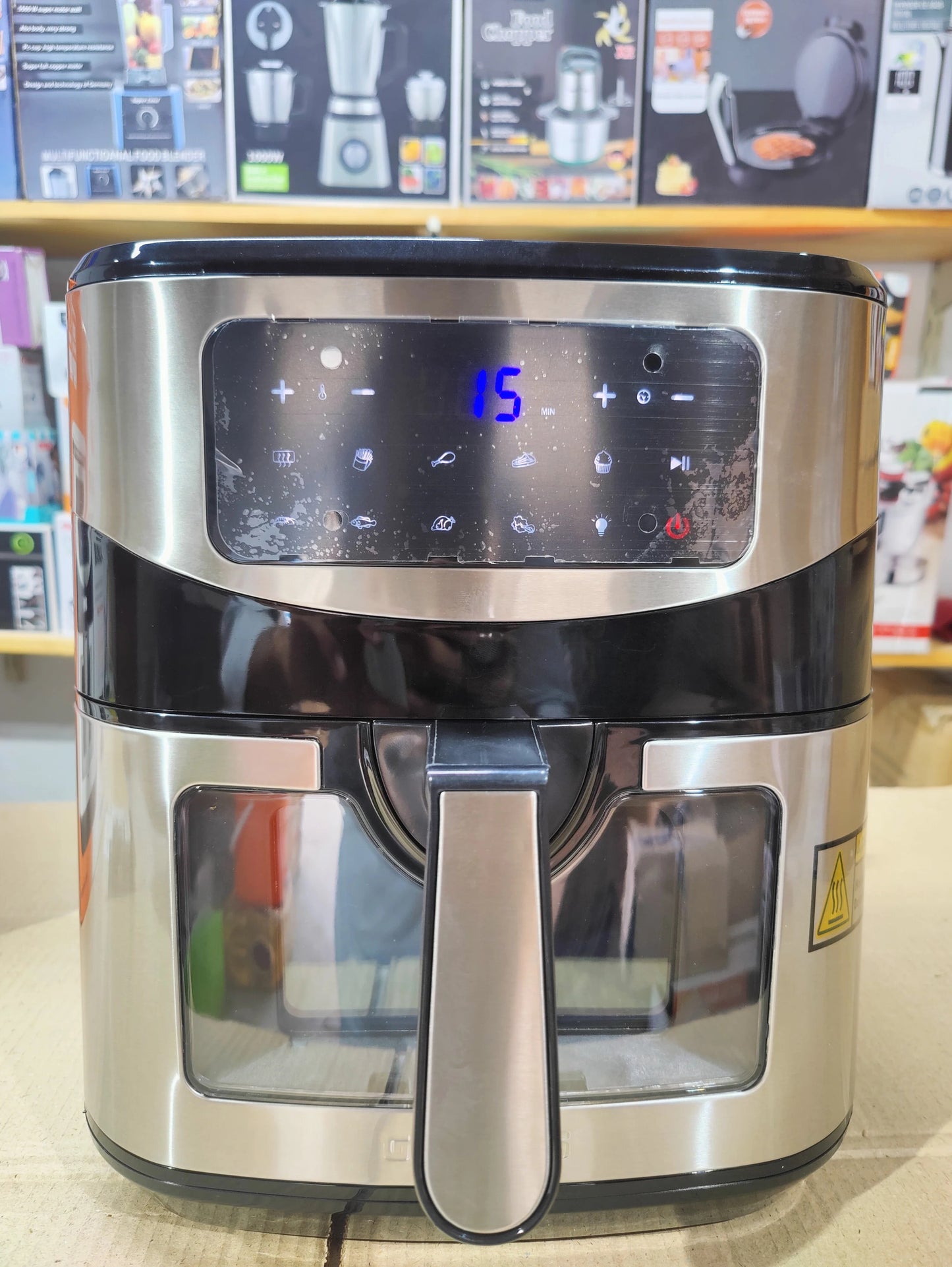 Geepas 9.2L Digital Air Fryer GAF37524 – Convection Vortex Rapid Air Technology, LED Touchscreen, 60-Min Timer, Oil-Free | 2 Year Warranty