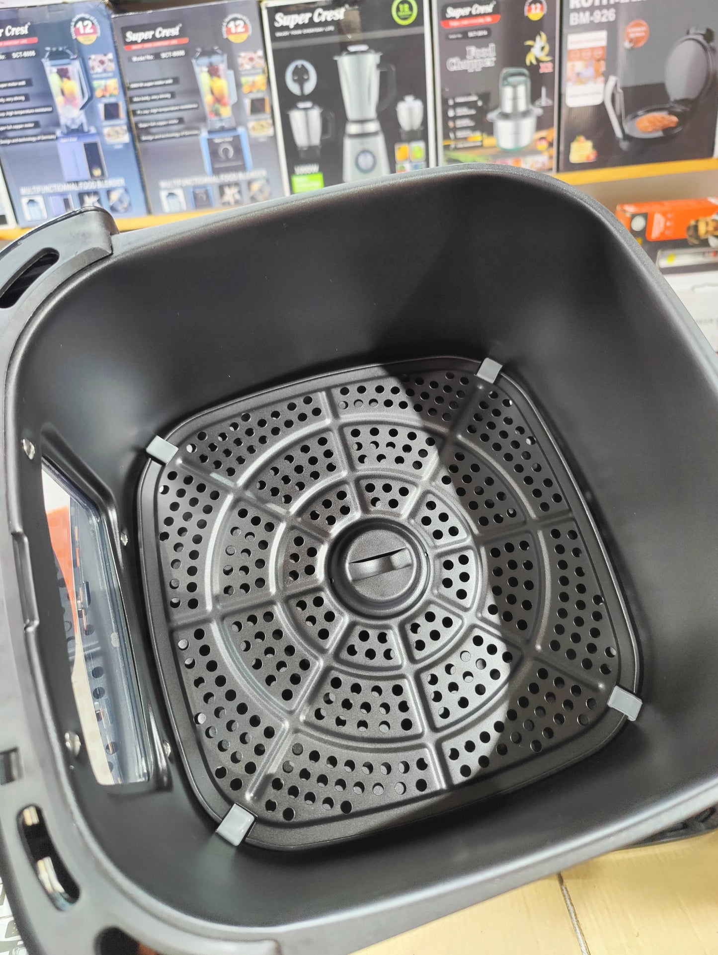 Geepas 9.2L Digital Air Fryer GAF37524 – Convection Vortex Rapid Air Technology, LED Touchscreen, 60-Min Timer, Oil-Free | 2 Year Warranty