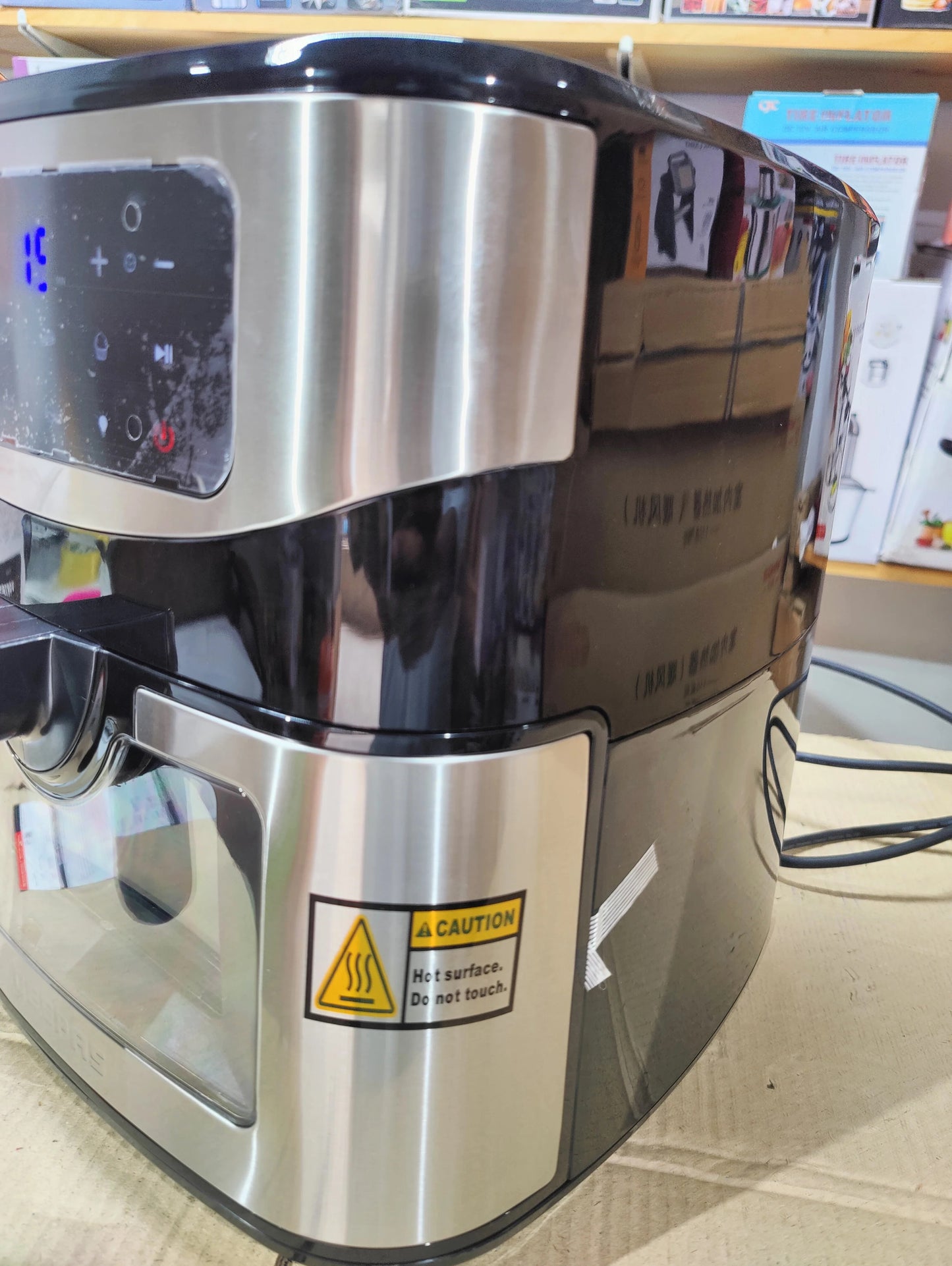 Geepas 9.2L Digital Air Fryer GAF37524 – Convection Vortex Rapid Air Technology, LED Touchscreen, 60-Min Timer, Oil-Free | 2 Year Warranty