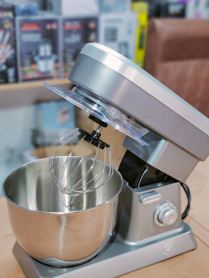 ROYAL SWISS 1500W Electric Stand Mixer with 6.3L XL Stainless Steel Bowl – 10 Speed Food Mixer (Model SL-9818B)