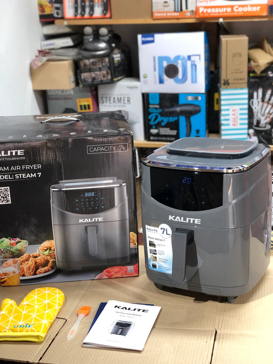 KALITE Steam Air Fryer 7L – Model Steam 7 | Digital Touch Panel Healthy Fryer