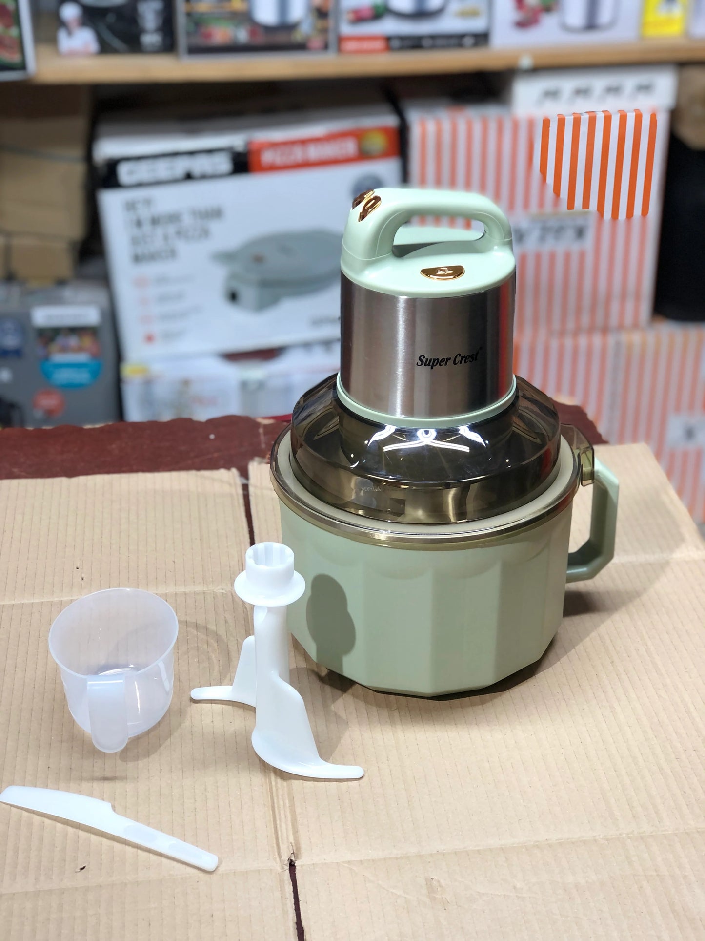 Super Crest 2-in-1 Meat Grinder & Stand Mixer – 6L, 2500W, Model SCT-2038