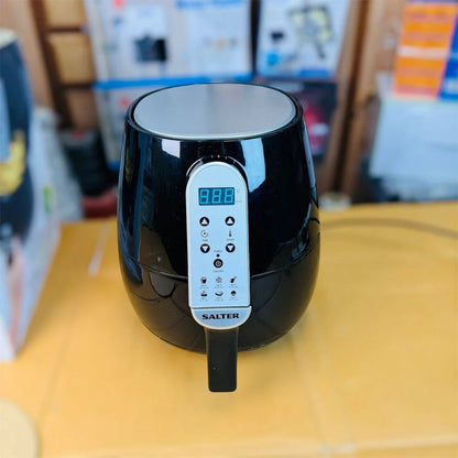 Salter 4.5L XL Digital Air Fryer – 1500W Family Size Low Fat Cooker with Auto Shut-Off, LED Display & 60-Min Timer