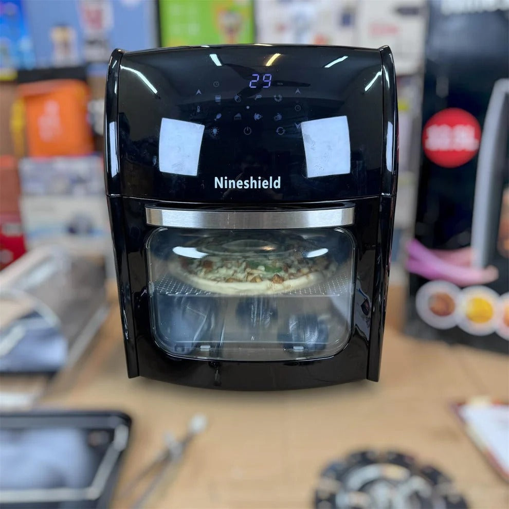 Nineshield KB-1200 Air Fryer 12.5L – The Chef Deep Fryer with Rotisserie & Digital Touch Panel