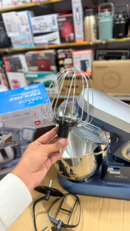 Karaca ProChef GM-M081C 1600W Stand Mixer | 8L Stainless Steel Bowl | 10-Speed Kitchen Food Mixer for Dough, Cake & Baking