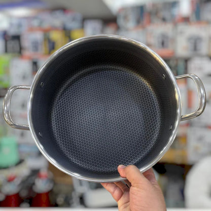6 Pcs Deep Laser Coated Cookware Set – 28cm to 32cm 34cm